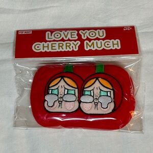 POPMART Crybaby Love You Cherry Much Crying For Love Storage Bag NIB